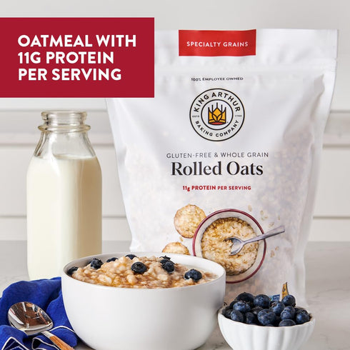 2lbs. King Arthur Baking Company Gluten-Free & Whole Grain Rolled Oats