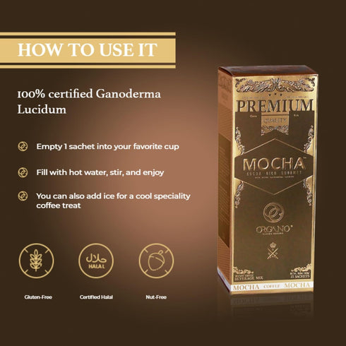 (15 ORGANO Gourmet Cafe Mocha sachets)