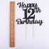 LVEUD 12th Birthday Cake Topper, Happy Birthday Black Flash 12th Cake Ornament