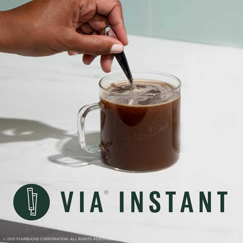 100% 1 (50 packets) Starbucks VIA Instant Coffee, Dark Roast Coffee, French Roast, Arabica, box
