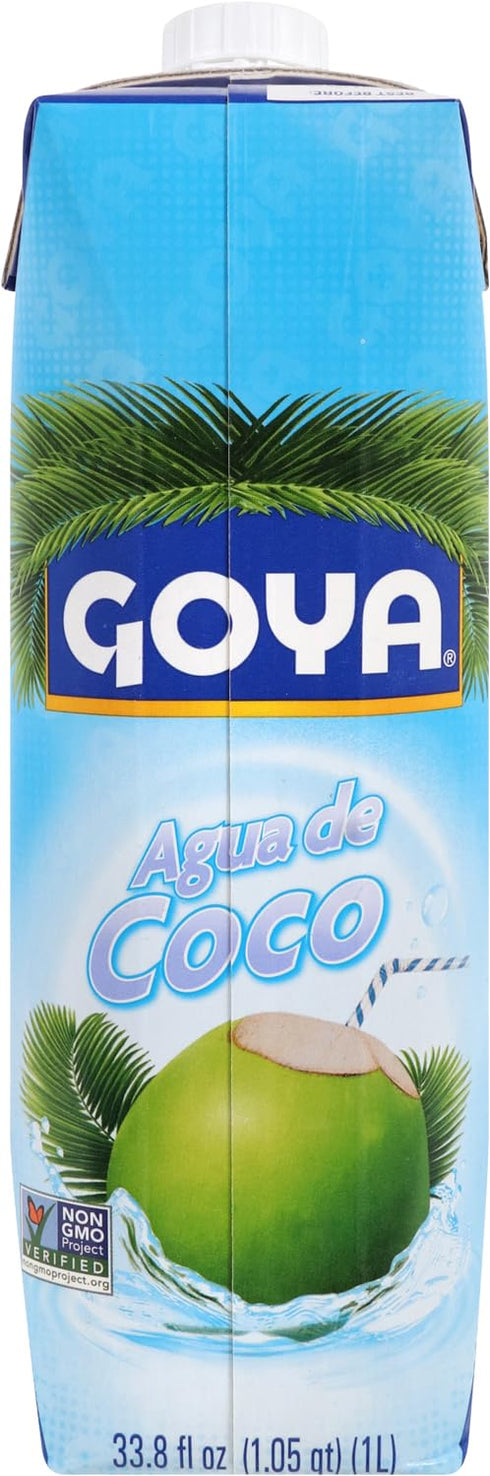 100% 33.79 (Pack 2) Goya Foods Pure Coconut Water, Ounce