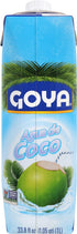 100% 33.79 (Pack 2) Goya Foods Pure Coconut Water, Ounce