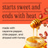 Nufs 4.25 oz (Pack 6) Hot Honey Crackers - Gluten Free, Dairy Free, No Seed Oils - Delicious healthy snacks