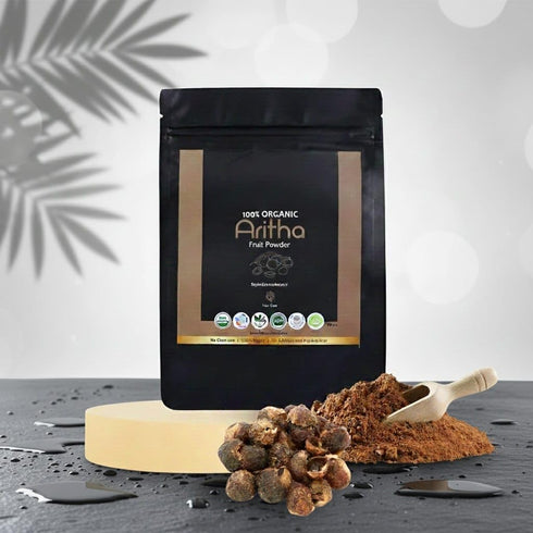 Generic 100% 200g Organic Aritha Powder (Soapnut) for Hair Growth, Scalp Cleanser, Dandruff, Natural Shampoo, Vegan