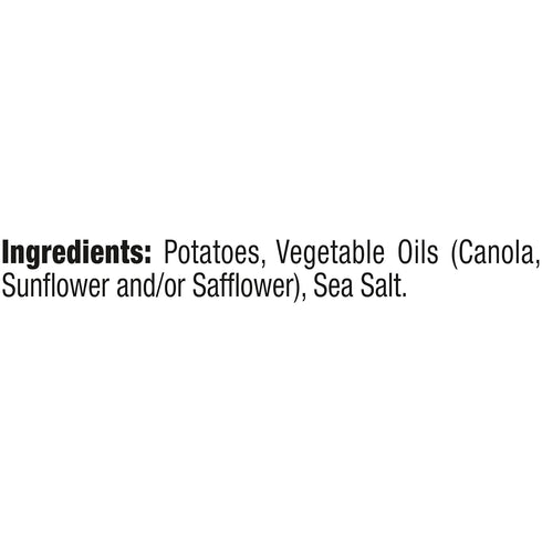 7.5 oz (Pack 12) Kettle Brand Sea Salt Kettle Potato Chips, Gluten-Free, Non-GMO, Bag