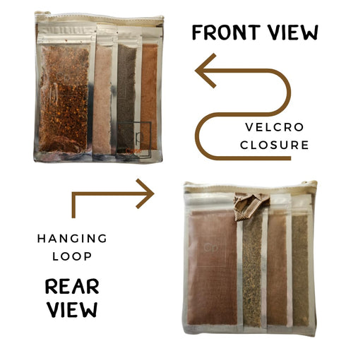 Set 8 Cpise ORGANIC Camping Spice with Essential Spices for Camping & Travel