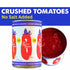 14.5 (Pack 6) SMT SAN MERICAN TOMATO - No Salt Added Crushed Canned Tomatoes - Ounce of - USA Grown