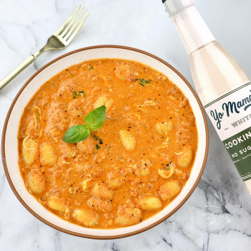 Pack (3) Yo Mama's Foods Premium White Cooking Wine | of | No Sugar Added, Gluten Free, No preservatives, Use