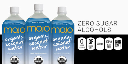1043 33.8 Oz (Pack 6) MOJO Organic Coconut Water | Hydration Drink & Sports Drink | Electrolytes Beverage mg | Vitamin