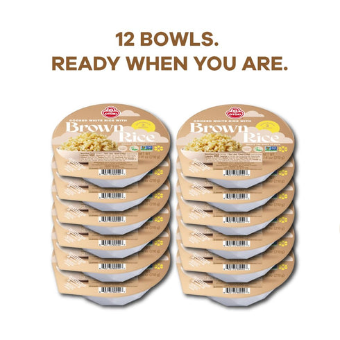 2 7.41 oz (Pack 12) OTOKI Korean Sprouted Brown Rice, Premium Whole Grain Rice Bowls, Gluten-Free & Vegan, Ready