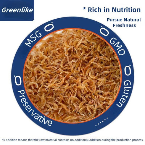 2oz, Greenlike Japanese Dried Sakura Shrimp Wild-Caught Shrimps, Rich in Protein & Calcium, Dehydrated Small Shrimp