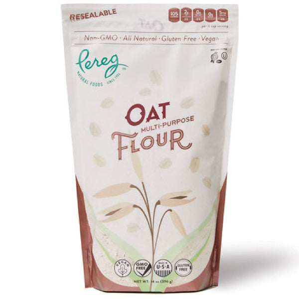 Multi-Purpose Oat Flour (14 oz) - Made From Fresh Whole Grain Oats