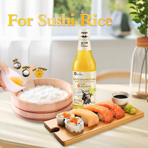 2:1 2-Bottle Set Sauce Grandmaster Sweet & Sour Made Easy Lemon Rice Vinegar & Oyster Sauce Combo, Perfect Golden Ratio