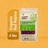 (4 lbs) Organic Tattva Dark Red Kidney Beans - Organic Kidney Beans - Dried & Unpolished Red Rajma Bean - High Protein