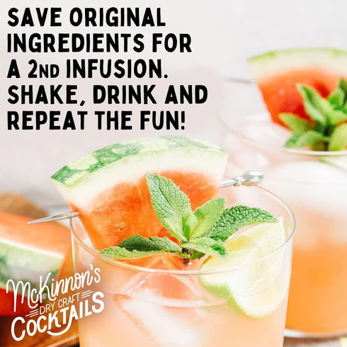 Pack Pack 12 McKinnons Dry Craft Cocktails Sangria Polybag | Dehydrated Fruits | DIY Mixology | Infusion Kit | Each
