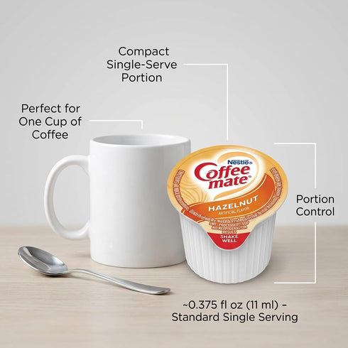 Nestle Pack 120 Count 6 Nestl Coffee mate Liquid Creamer Singles Variety Single Serve Cups Assorted Flavors Coffee