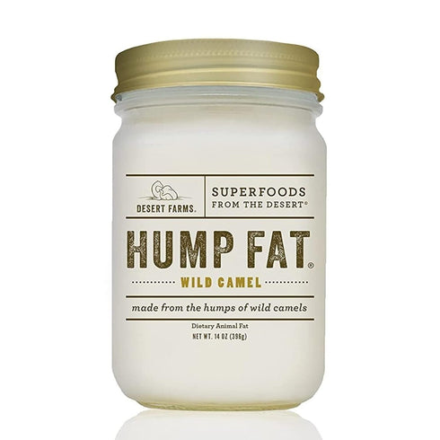 Desert Farms Organic Cooking Camel Hump Fat: Halal, Paleo, Keto Certified, 14 oz, High Smoke Point