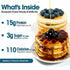 (7ct) Wonderslim Protein Pancake & Waffle Mix, Blueberry, Low Sugar & Low Calorie
