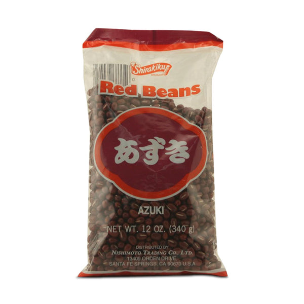 Shirakiku Dark Red Beans | Japanese Vegan Azuki Small Beans | Fiber,