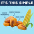 16oz 1 LOVE CORN Sea Salt x Bag - Delicious Crunchy Corn - Healthy Family Snacks - Gluten Free, Kosher, Non-GMO