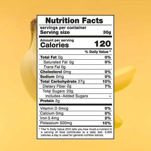 8Oz 100% DARLAC FARMS Freeze Dried Banana Powder Real Fruit Powder, No Sugar Added, Vegan & Gluten-Free, Freeze Dried
