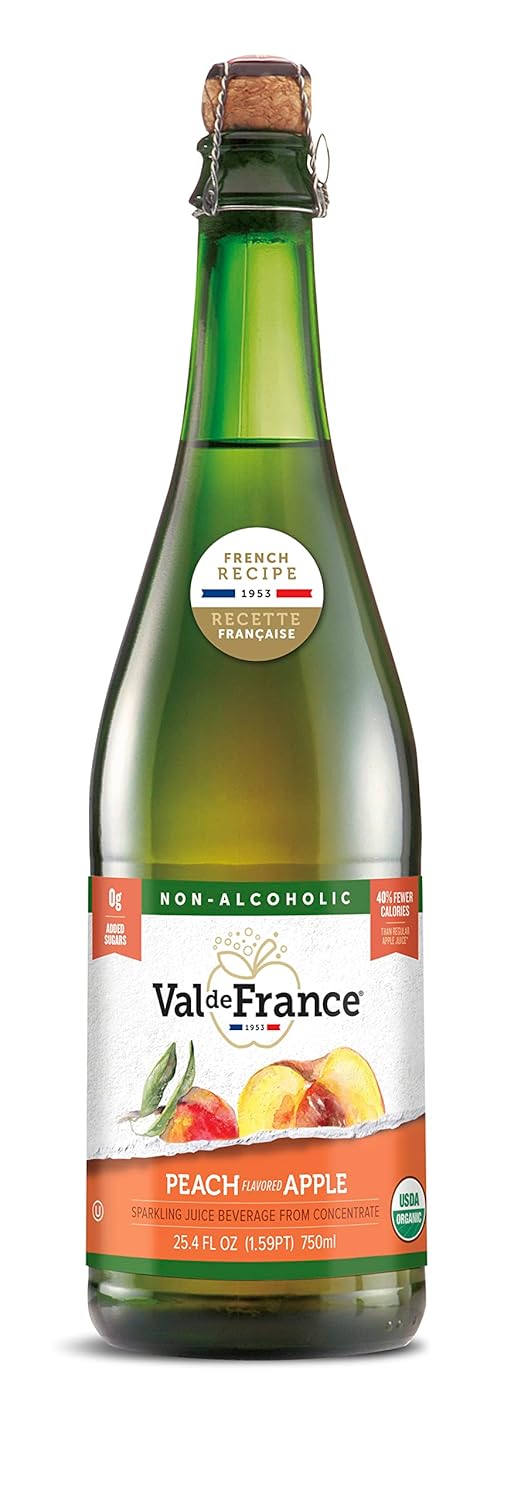 Val de France, Non-Alcoholic, Reduced Calorie, Organic and OU Kosher Sparkling Juice