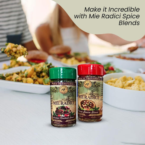 Mie Radici Pack Variety of Spices Blends - Fresh Dried Herbs - No Salt or Chemicals Added - Comes in Various Flavors |