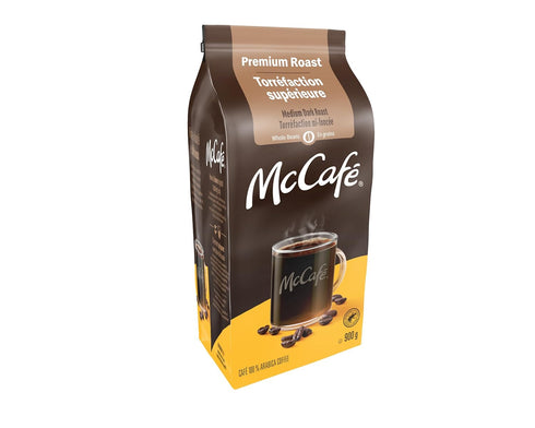 900g/31.7 oz., McCafe Medium Dark Premium Roast Whole Beans, {Imported from Canada}