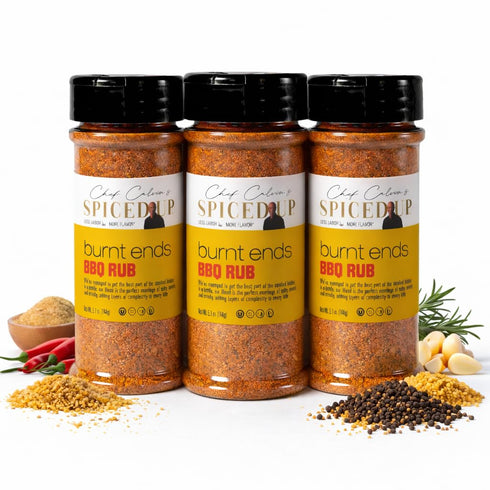 3 Pcs Burnt Ends BBQ Rub Seasoning for Beef, Chicken & Seafood