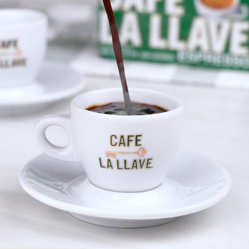 10 oz (Pack 4) Cafe La Llave Dark Roast Ground Espresso Coffee, Bricks of Cuban Style, Bold & Rich Flavor