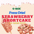 (7 OZ G-BOX Freeze Dried Ice Cream| Crunch Strawberry Shortcake Ice Cream Bites - Perfect for Camping, Outdoor