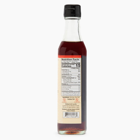 Red Boat Fish Sauce | Premium 40°N Fish Sauce made with just 2 ingredients in Vietnam | Keto, Paleo & Whole 30 | Gluten and Sugar free | 17 fl oz