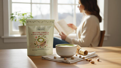 memra Matcha Pistachio Vanilla Latte