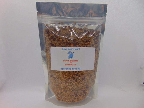 "COOL BEANS n SPROUTS" Brand, Love Your Heart Mix Seeds for Sprouting