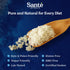 1.1lb (18oz) Pack 2. 82+ 100% Sante Naturelle Celtic Salt Organic Bundle (Fine Ground & Grey Coarse) - of Unrefined