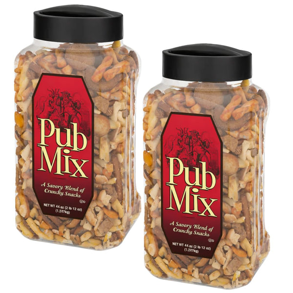 Generic Savory and crunchy Pub Mix snacks, 44 Ounces (2 Pack, savory &