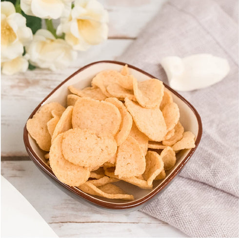Generic 3 Packs 90 3 - Manora Fried Crab Chips - Banh Phong Vi Cua - g per Can with Cans per Order - Product