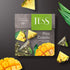Tess Pina Colada Green Tea Composition with Mango and Pineapple Leaf in 20 Pyramid Sachets