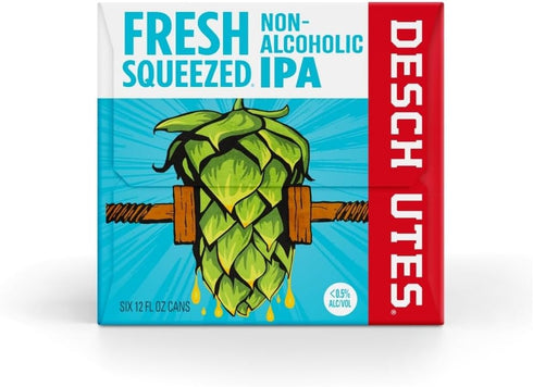 DESCHUTES BREWERY 12 Oz, 6 Pack , Non-Alcoholic IPA Fresh Squeezed, Fl Cans