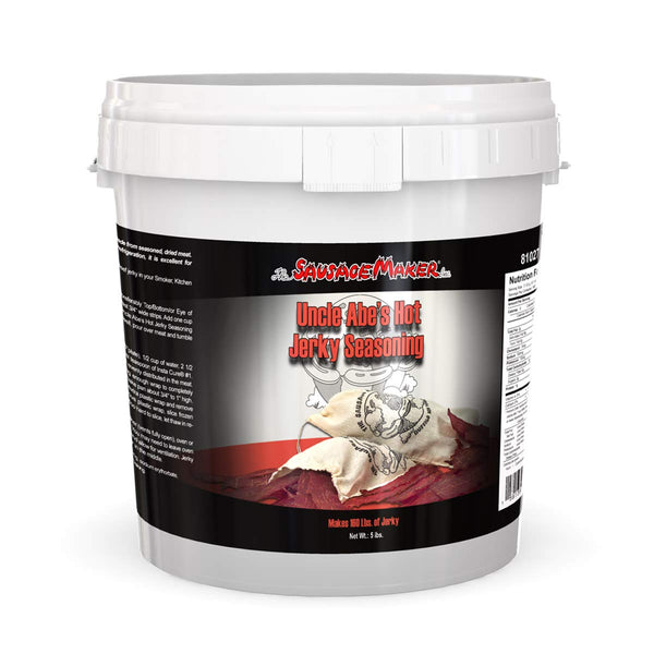 The Sausage Maker - Uncle Abe's Jerky Seasoning, Hot, 5 lb w/
