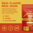 Talcufon 10.58 Oz Korean Spicy Beef Ramen Seasoning Reduced Salt Gluten-Free Vegan Korean Noodle Soup Powder for Ramen