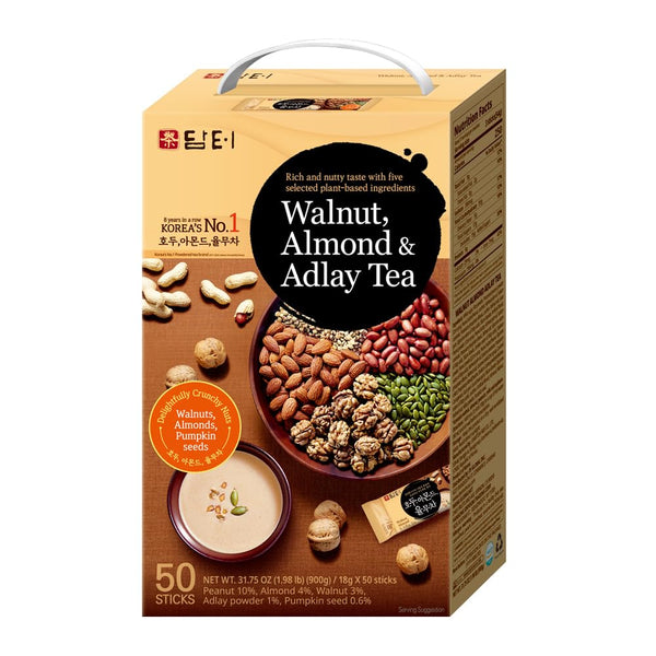 Damtuh Walnut Almond Adlay Tea Drink Mix Korean Yulmu Cha (Jobs Tears)