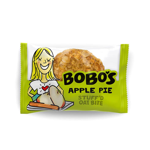 Pack Pack 30 (1.3 oz Bobo's Oat Bites Stuff'd Variety (Strawberry, Original Chocolate Chip, and Apple Pie), of Bites)