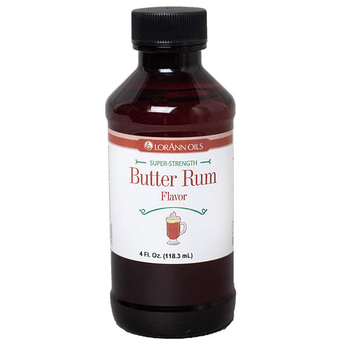 LorAnn Butter Rum SS Flavor, 4 Ounce Bottle