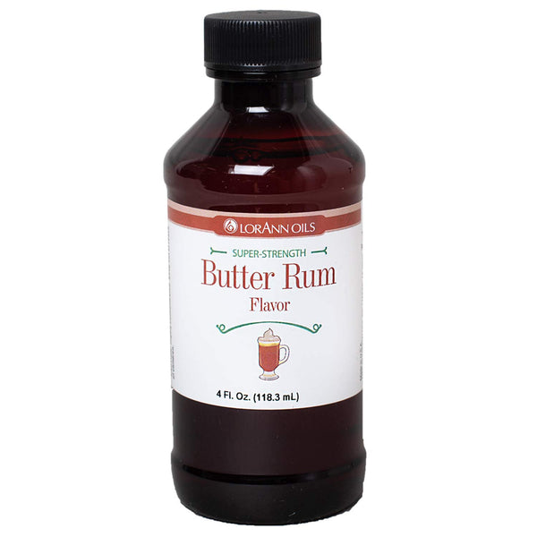 LorAnn Butter Rum SS Flavor, 4 Ounce Bottle