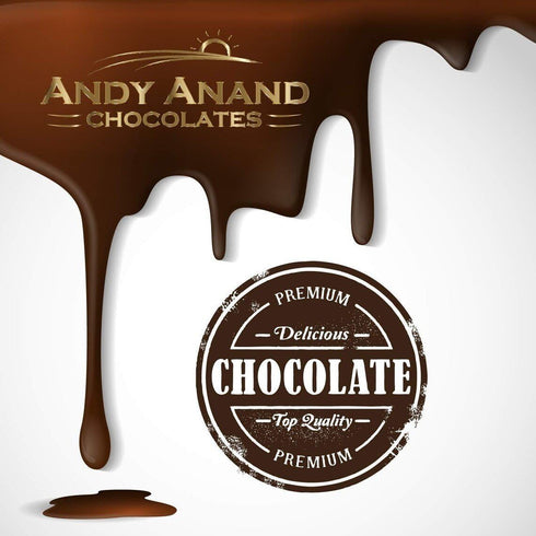 (16 9.7 Oz) ANDY ANAND CHOCOLATIER Natural Truffles Gift Box With Pistachio, Hazelnut & Coconut, Delicious Taste