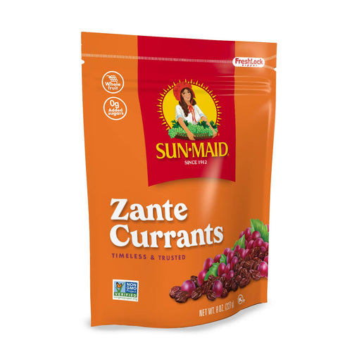 Sun-Maid California Zante Currants Snack | 8 Ounce Bags | Whole Natural Dried Fruit, No Artificial Flavors