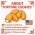 Sky Ecommerce 100Pk Sky | Chocolate Fortune Cookies | Premium USA Baked, Bulk Fortune Cookies Individually Wrapped