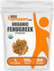 BulkSupplements.com Organic Fenugreek Powder - Gluten Free, 1g per Serving, 500g (1.1 lbs) from Organic Seeds