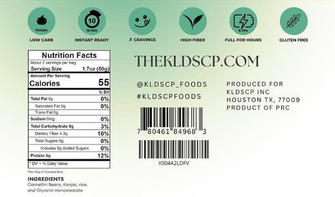 (Pack 10) Low Carb Keto Rice - Gluten-Free, High Protein, Keto Friendly, Plant Based, Made with High Fiber Lupin Flour